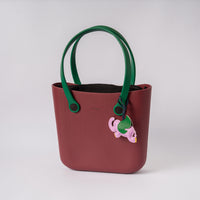 CLASSIC BAG MIDI VINO TINTO ESMERALDA