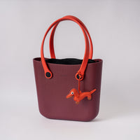 CLASSIC BAG MIDI VINO TINTO CECILIA
