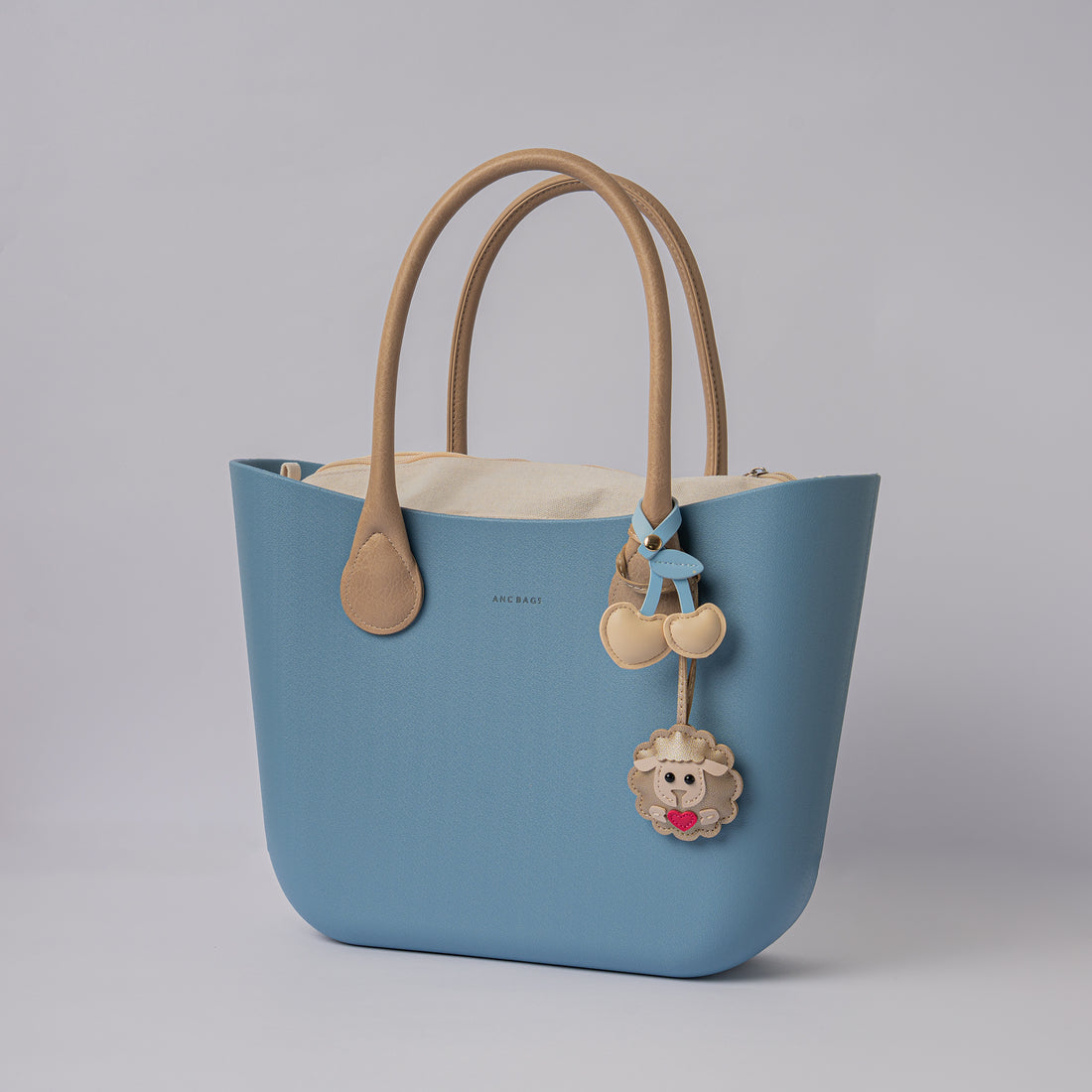 CLASSIC BAG GRANDE AZUL BABY ROSARIO