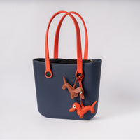 CLASSIC BAG MIDI AZUL NAVY CECILIA
